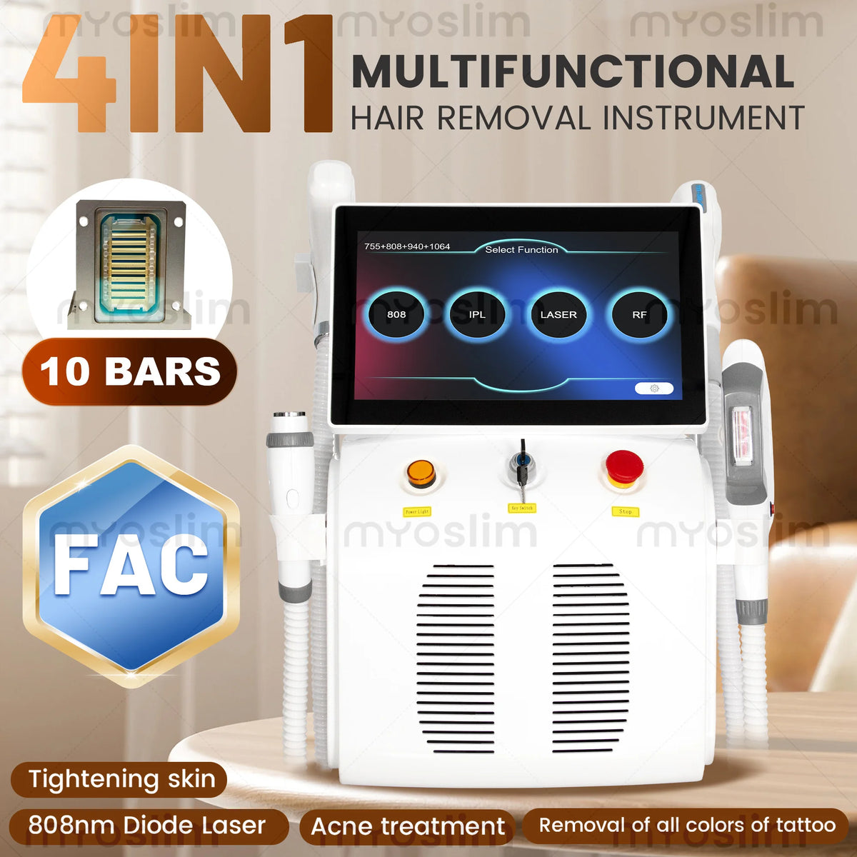 Myoslim Diode Pico DPL RF Beauty Machine