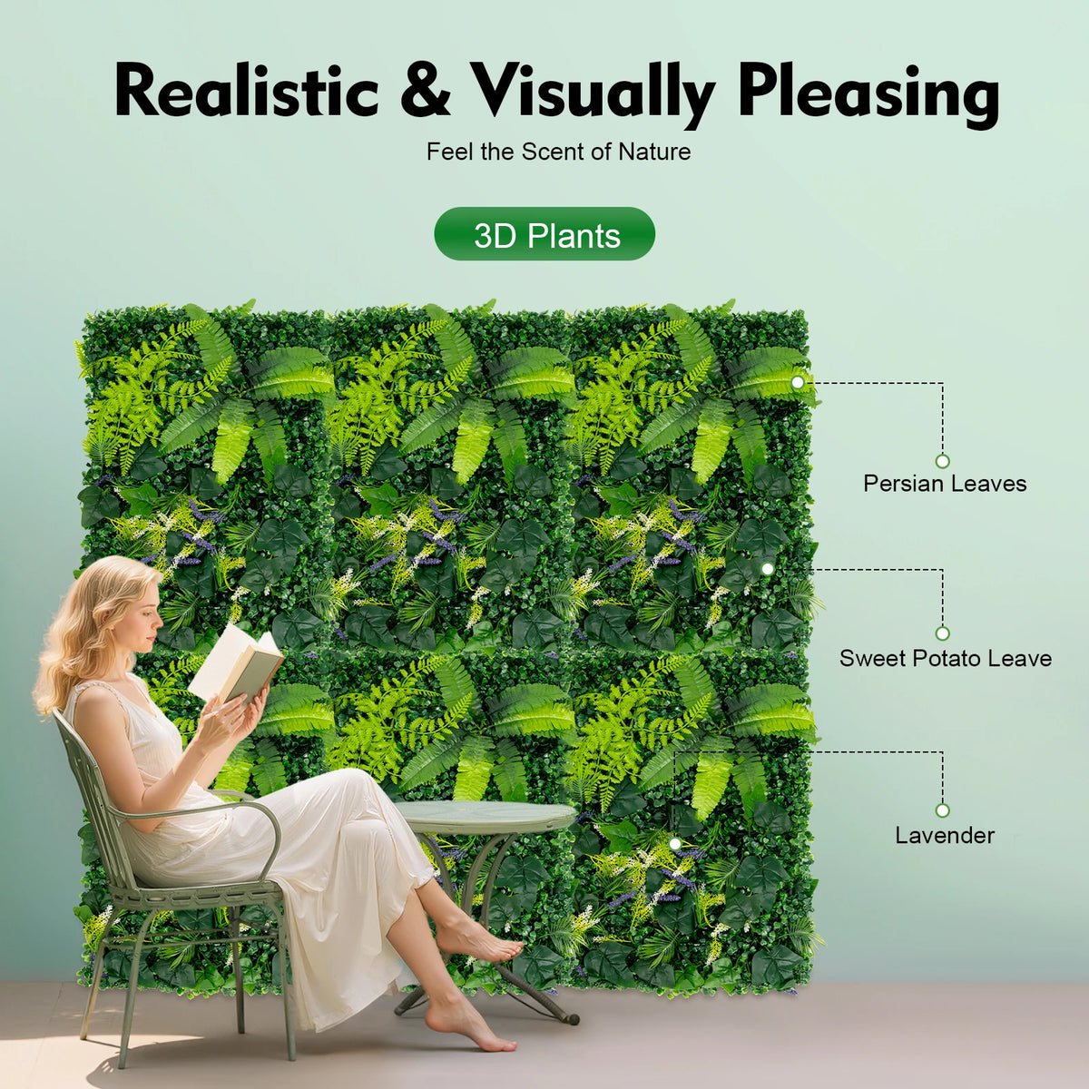 Artificial Grass Backdrop For Indoor Outdoor Walls