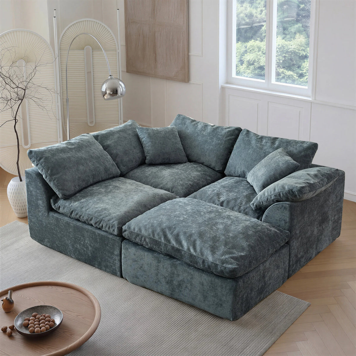 Yeflixvrau Modern Modular Sectional Sofa