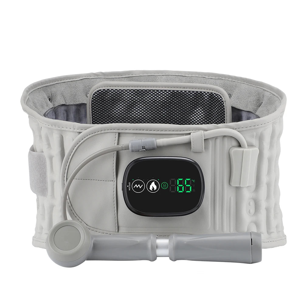 Moajaza Heated Waist Massager With Lumbar Support Belt