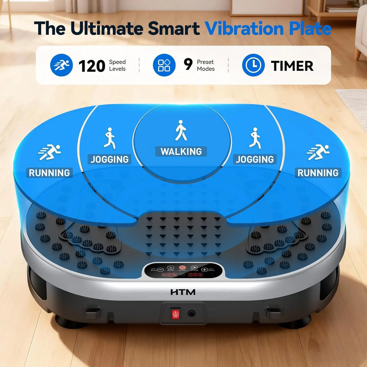 HTM Vibration Plate Exercise Machine 300 Pounds