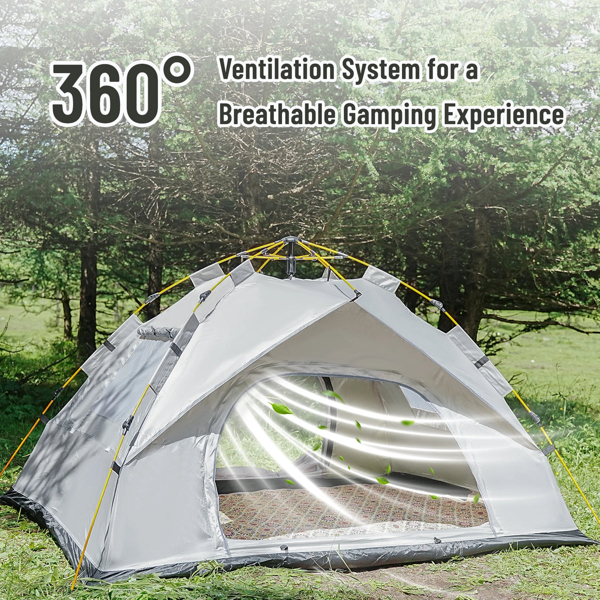 Pakicetus Instant Pop Up Camping And Travel Tent