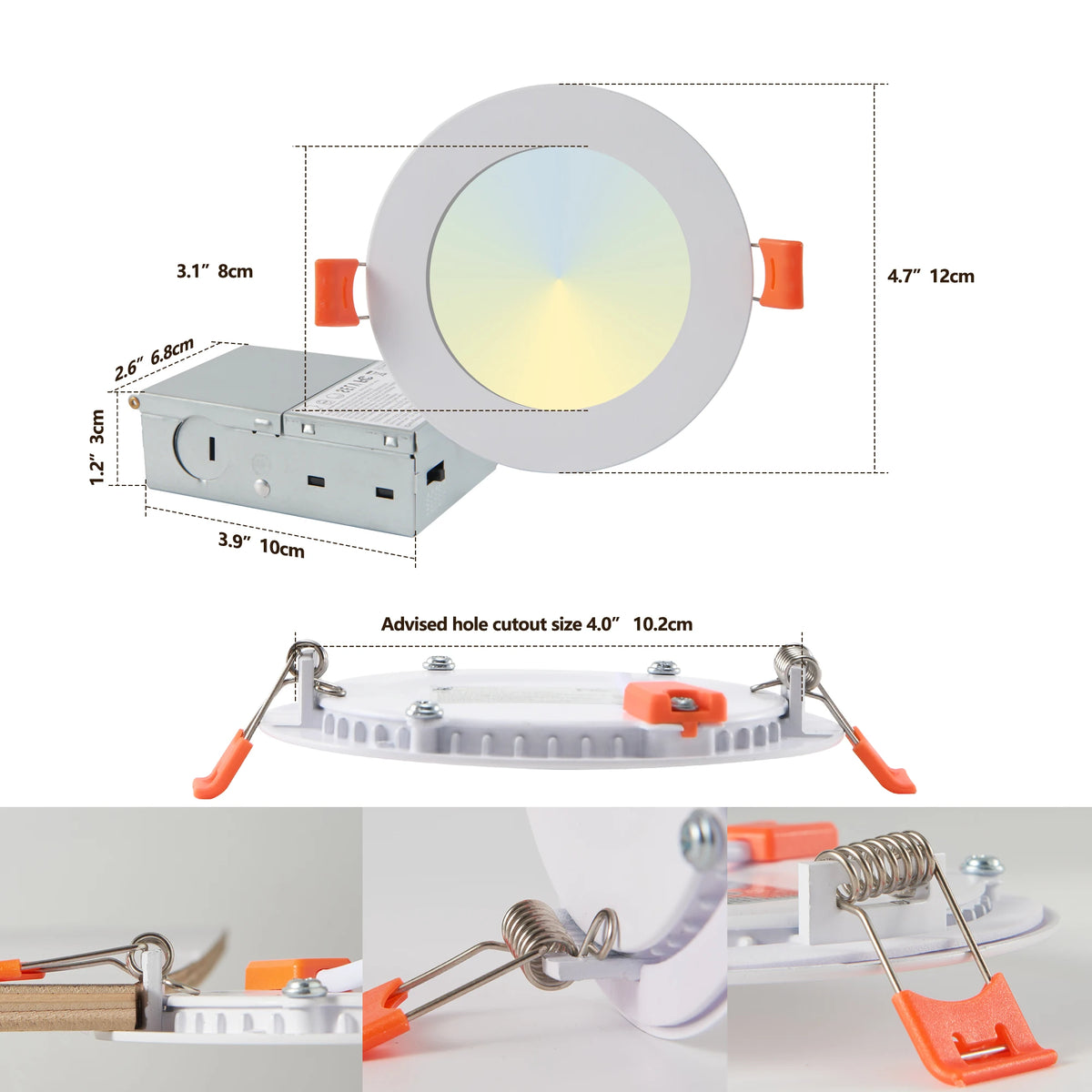 Arlgsite Dimmable Recessed Led Downlights