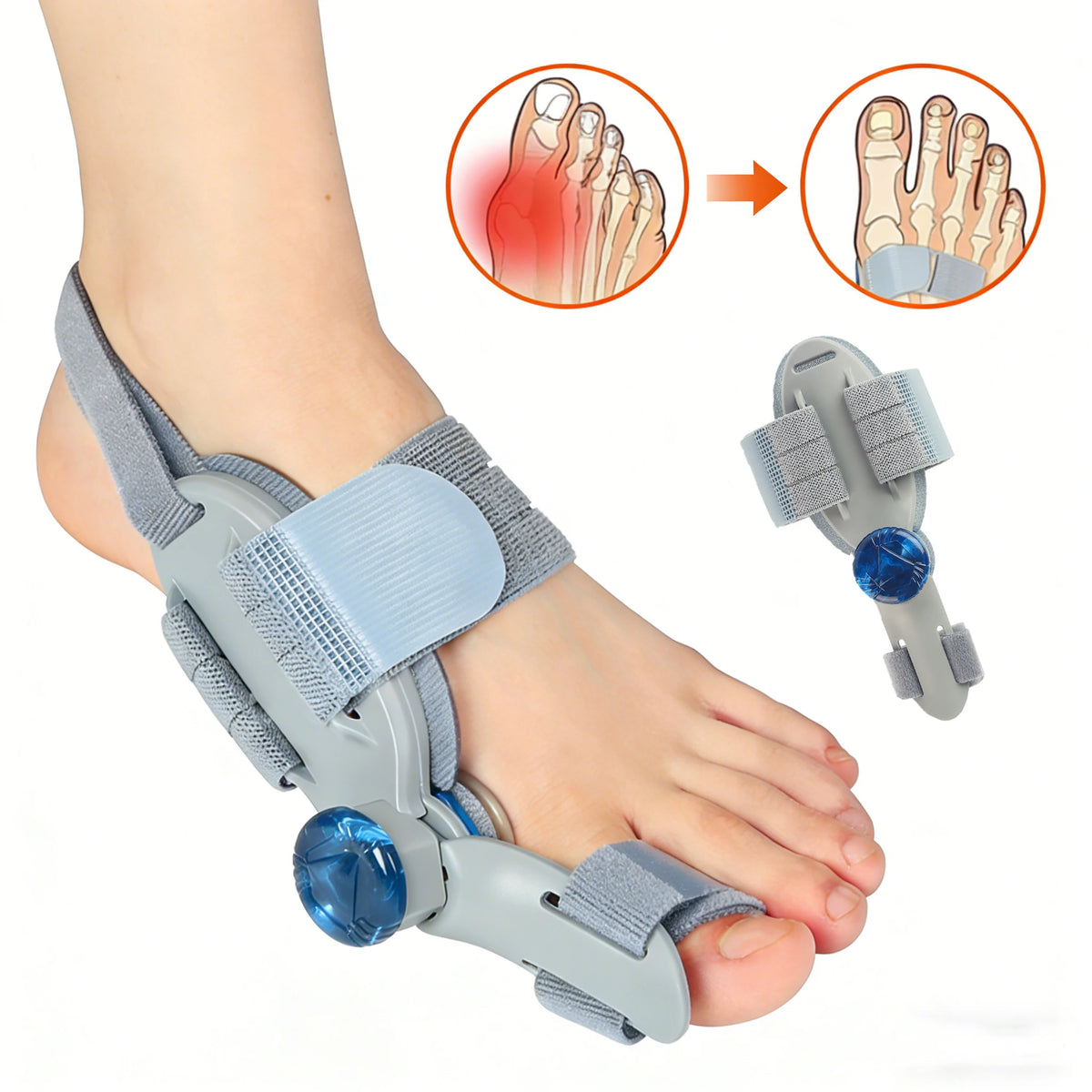 Moajaza Adjustable Bunion Aligner With Rotating Knob