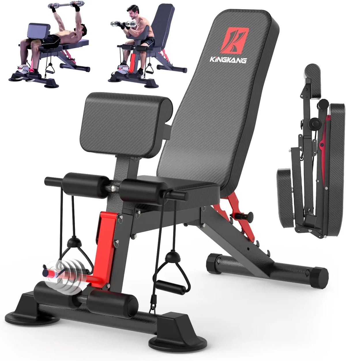 Multifunctional Foldable Weight Bench For Home Gym