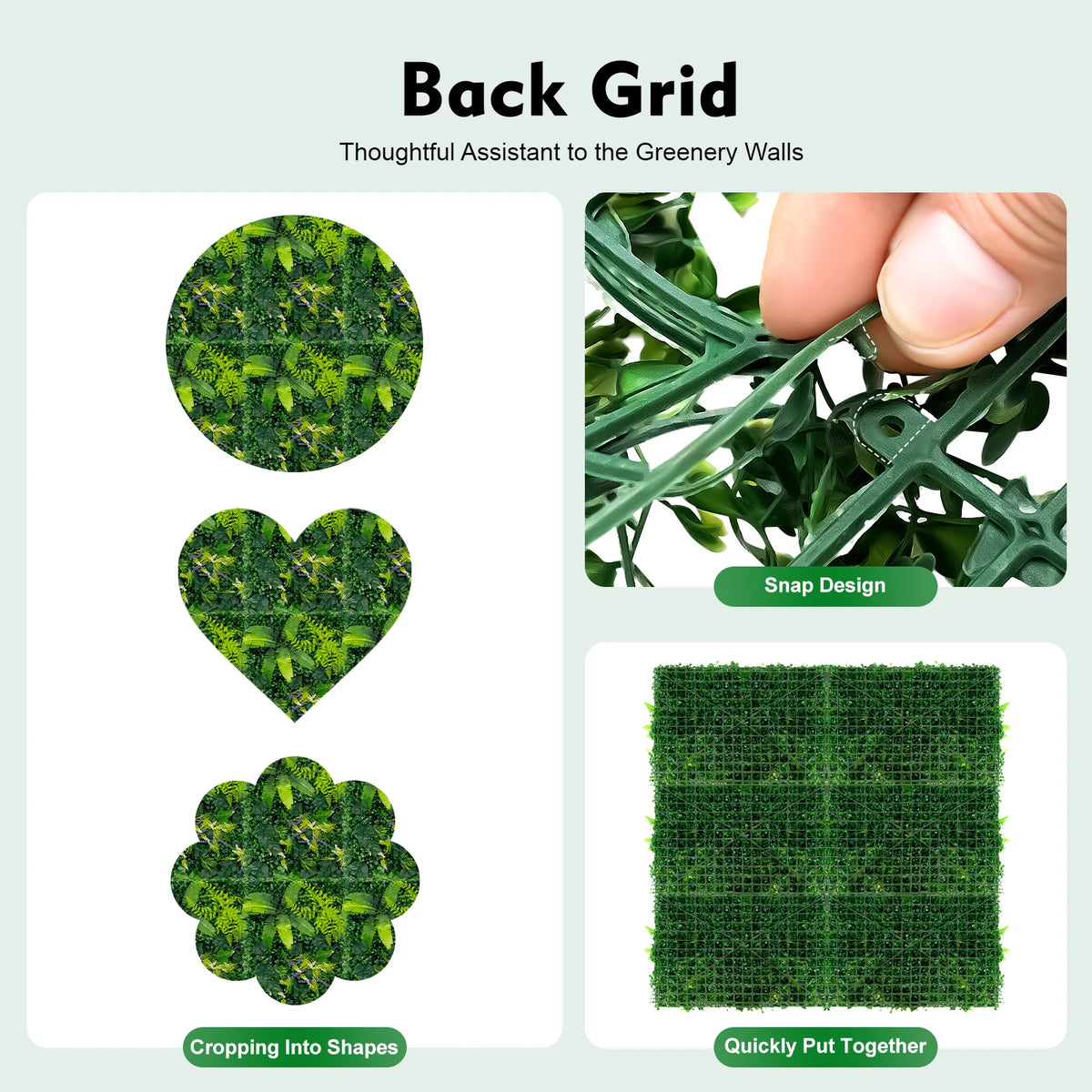 Artificial Grass Backdrop For Indoor Outdoor Walls