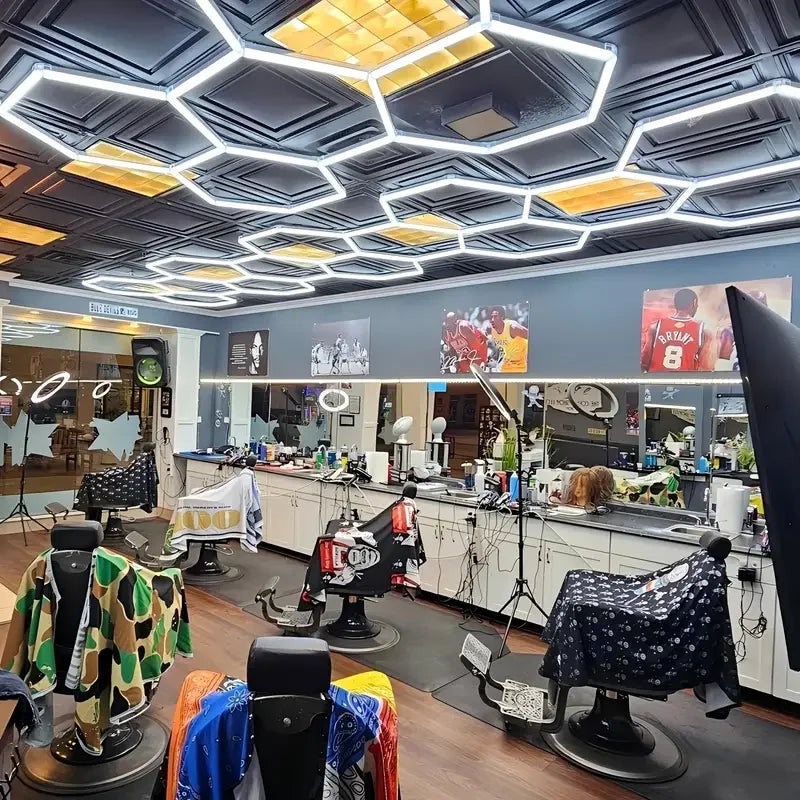 BSK BESTKA Hexagon LED Garage Shop Light