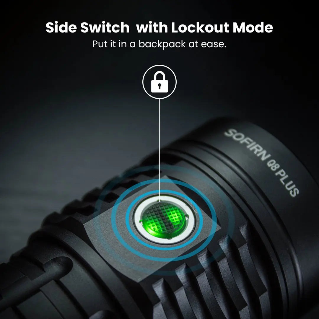Sofirn Q8 Plus Rechargeable LED Flashlight