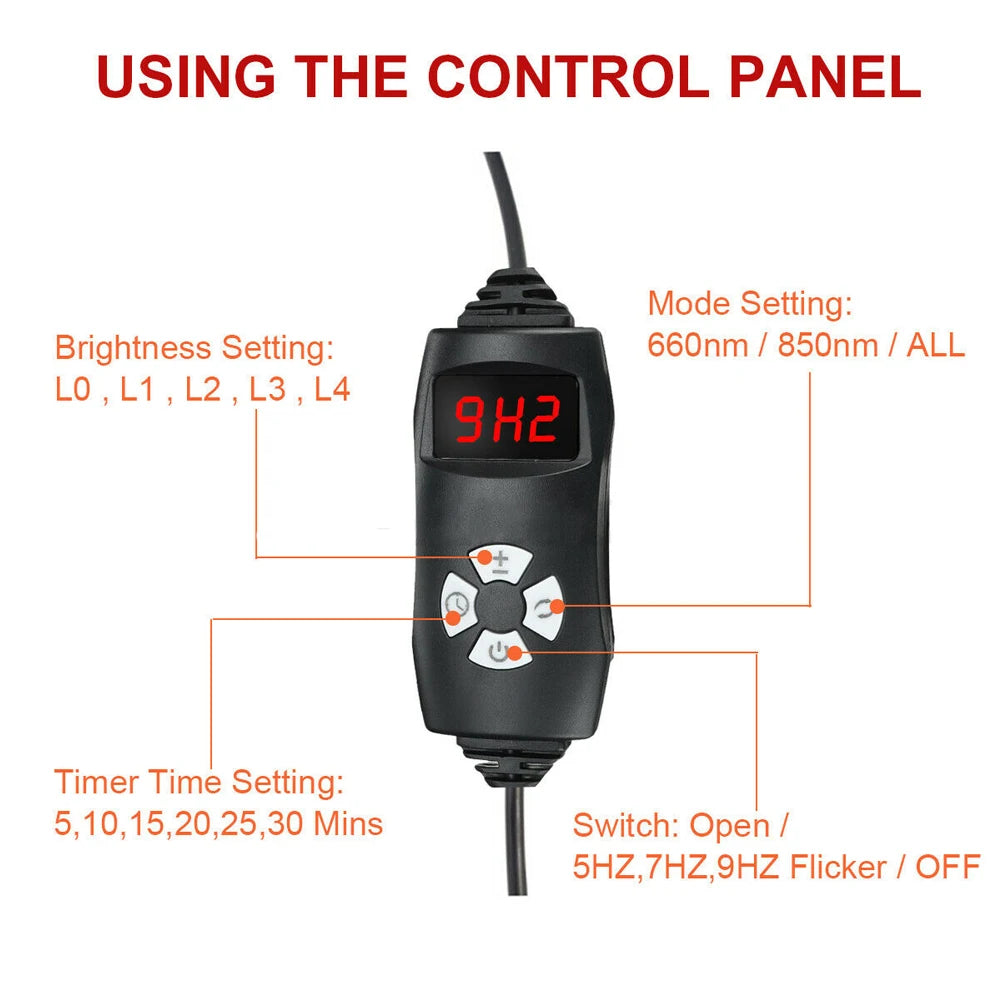 Portable Infrared LED Heat Pad For Full Body Relief