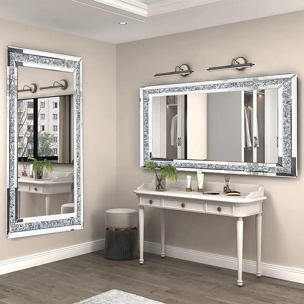 Luvodi Crystal Rhinestone Vanity Mirror