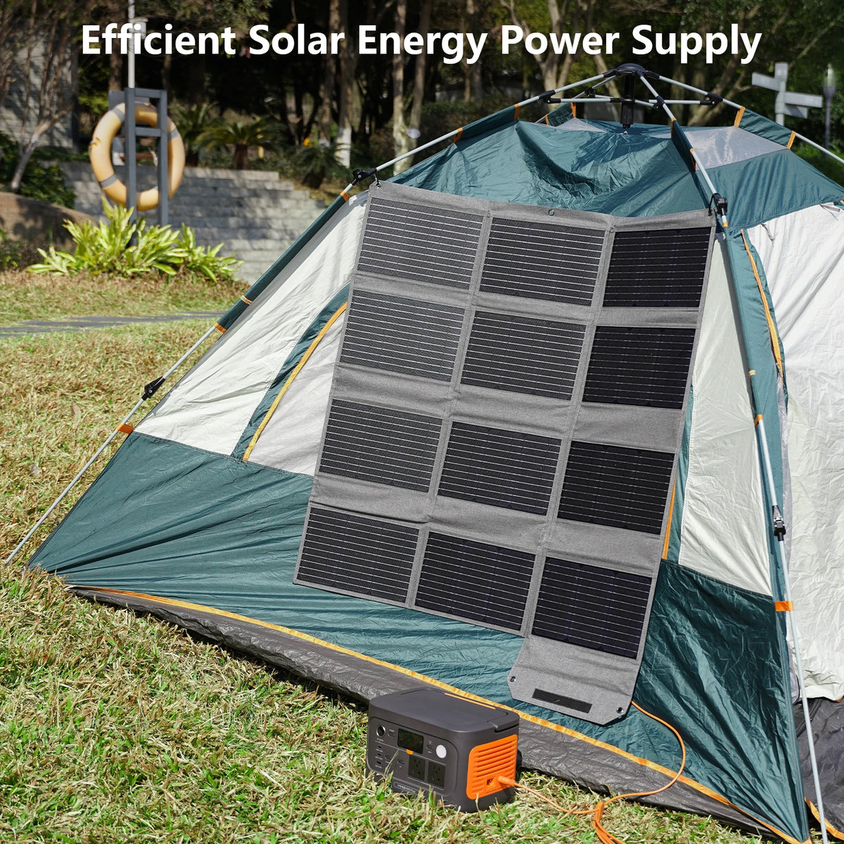 MHPOWOS 120W Foldable Solar Panel Portable Charger