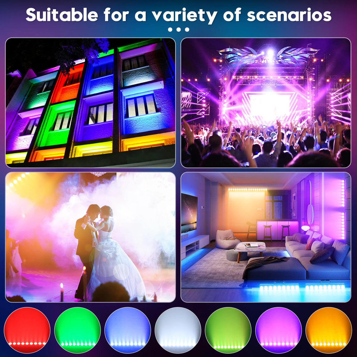 Rudderstar 36W Led Wall Wash Stage Light