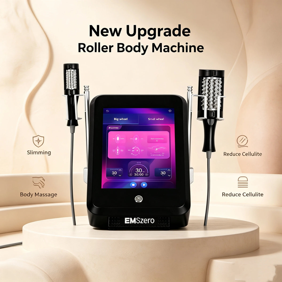 MYOslim EMS Body Sculpt Machine Electromagnetic Muscle Stimulation Device Roller Massage Fat Burner Body Care Slimming Shaping E