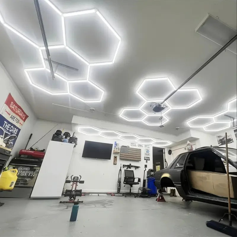 BSK BESTKA Hexagon LED Garage Shop Light