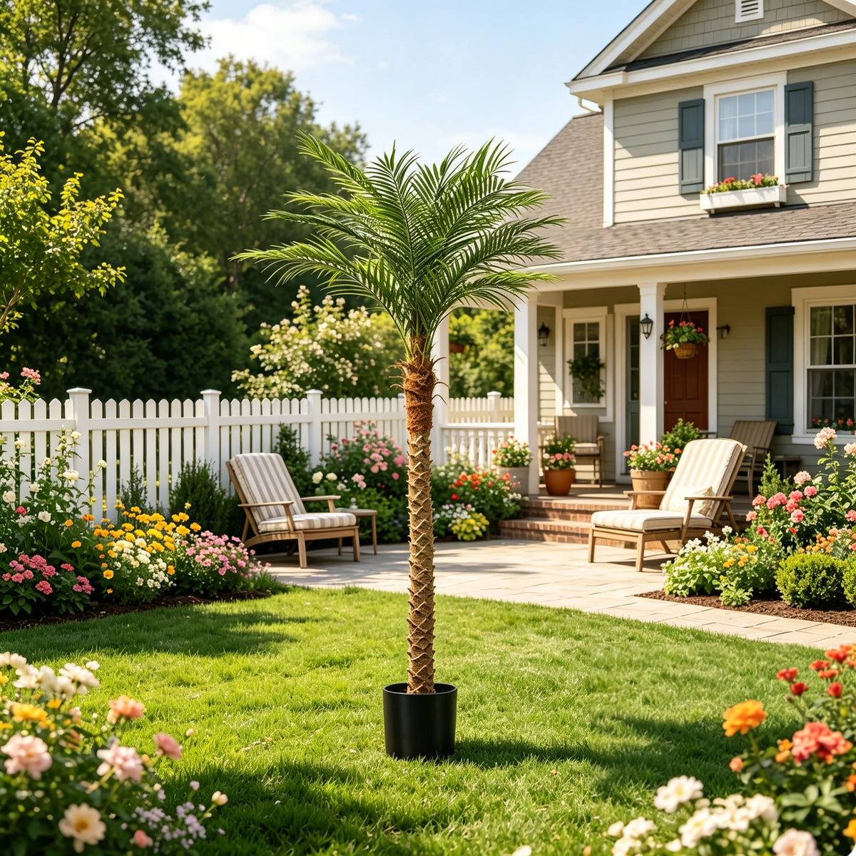 Olitree Indoor Outdoor Artificial Palm Tree