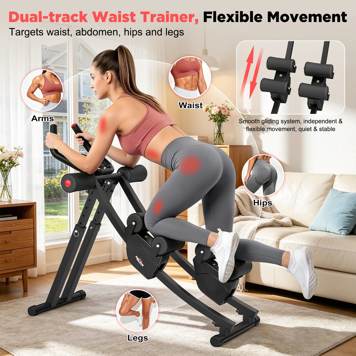 Foldable Dual Split Track Core Trainer