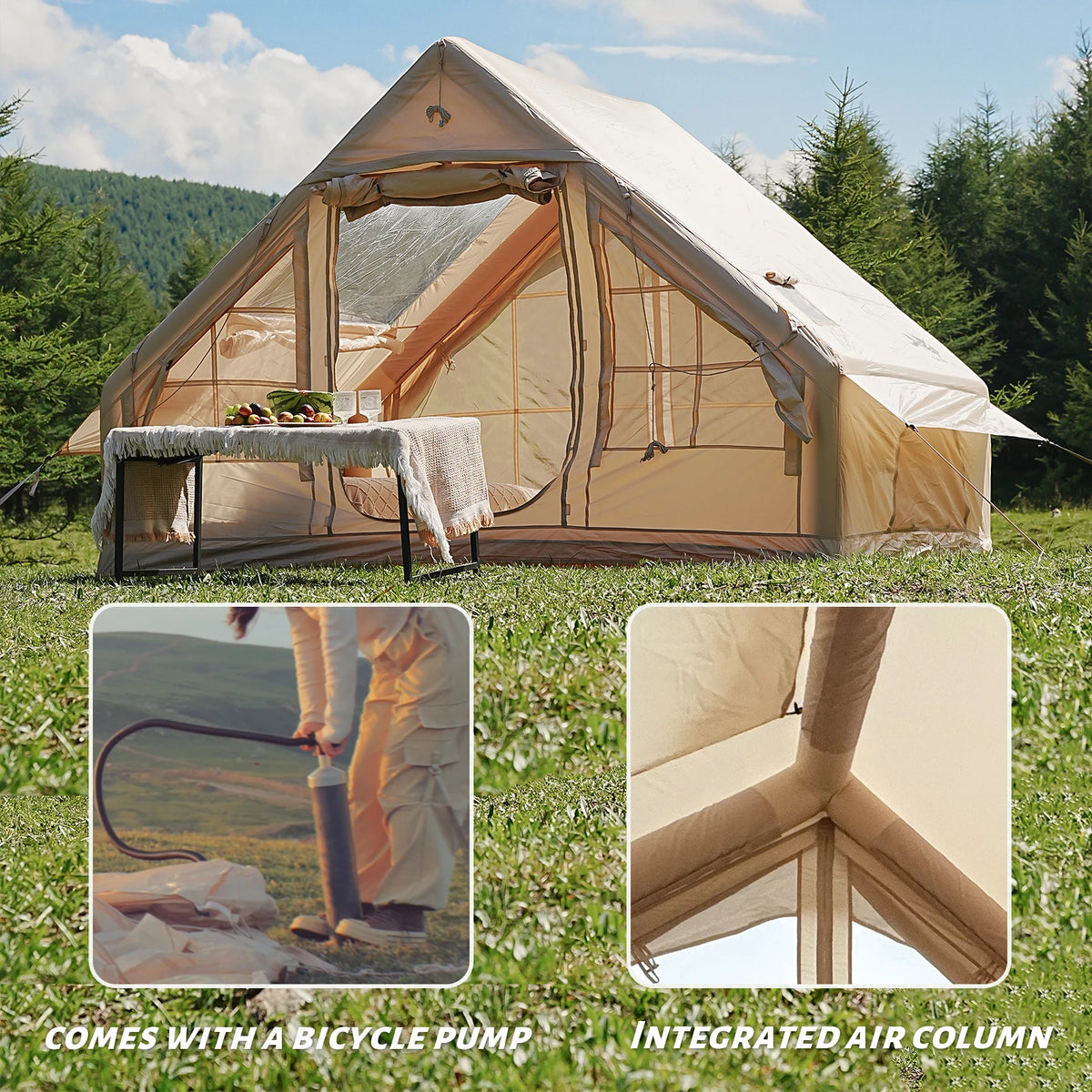 Pakicetus Waterproof Inflatable Camping Tent