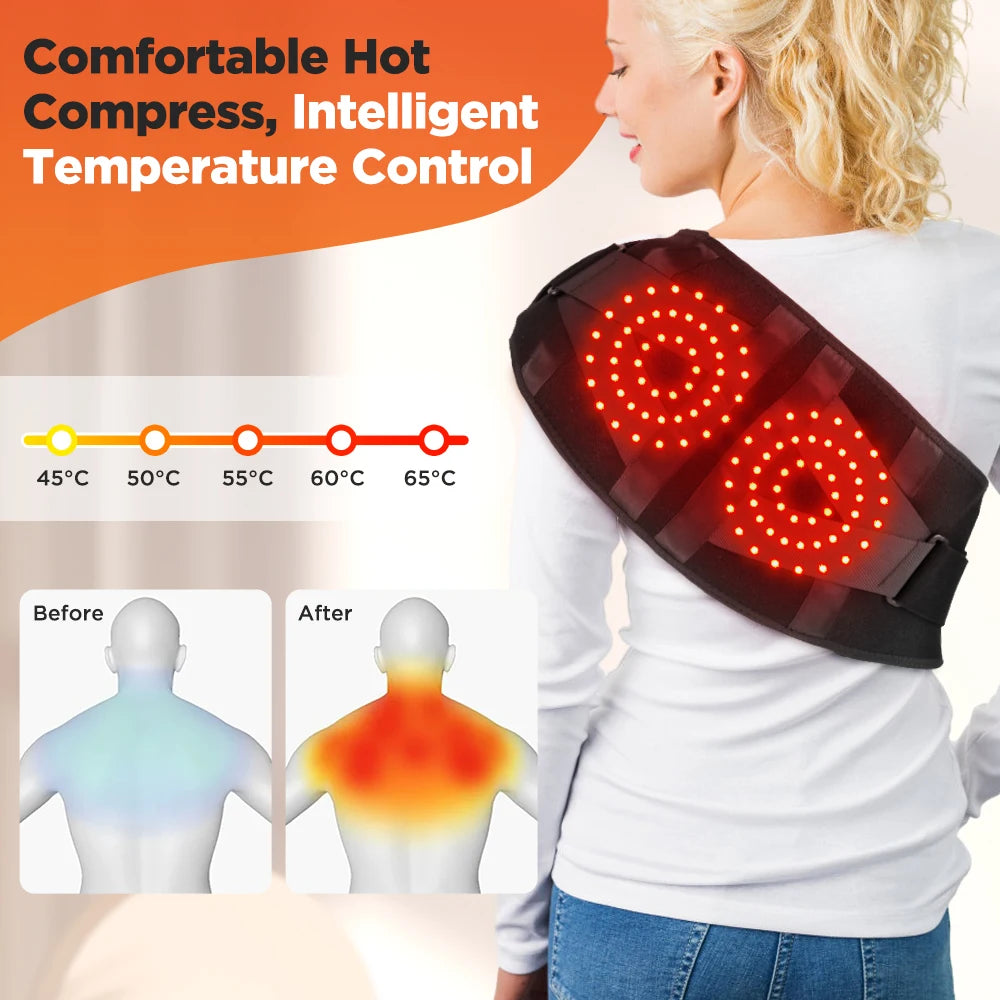 Hailicare Heated Lumbar Support Belt With Vibration