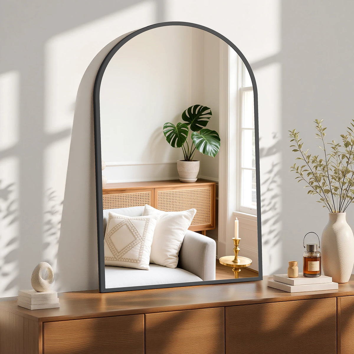 MCQ Arched Wall Mounted Bathroom Vanity Mirror