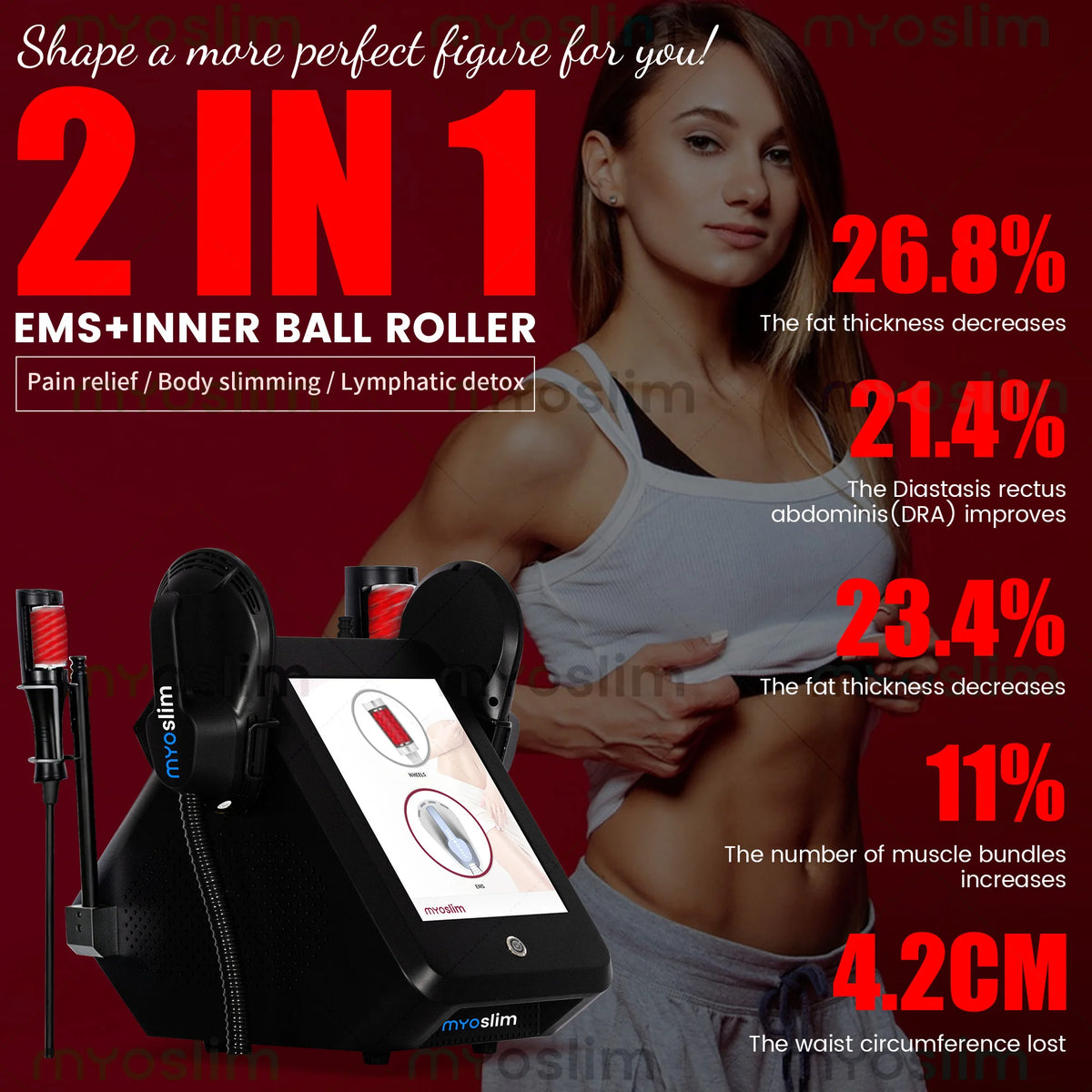 Myoslim Ems Inner Ball Roller Body Sculpting Machine