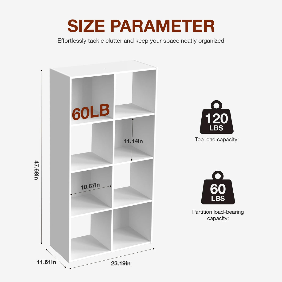 Jhk Modern Wooden Storage Bookcase For Office