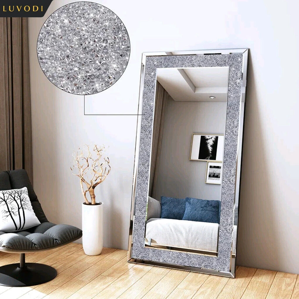 Luvodi Crystal Rhinestone Vanity Mirror