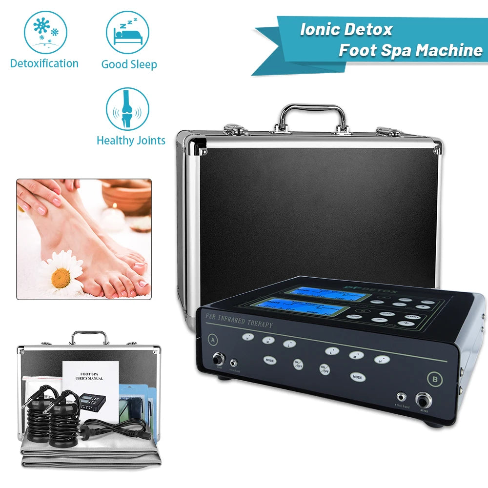 Dual Ionic Infrared Heating Waist Detox Massager