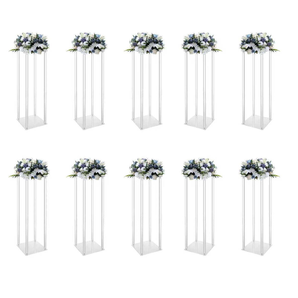 Geometric Acrylic Wedding Flower Centerpiece Stands
