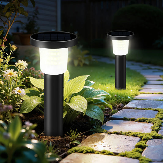 Intelamp Solar LED Pathway Lights For Lawn And Garden