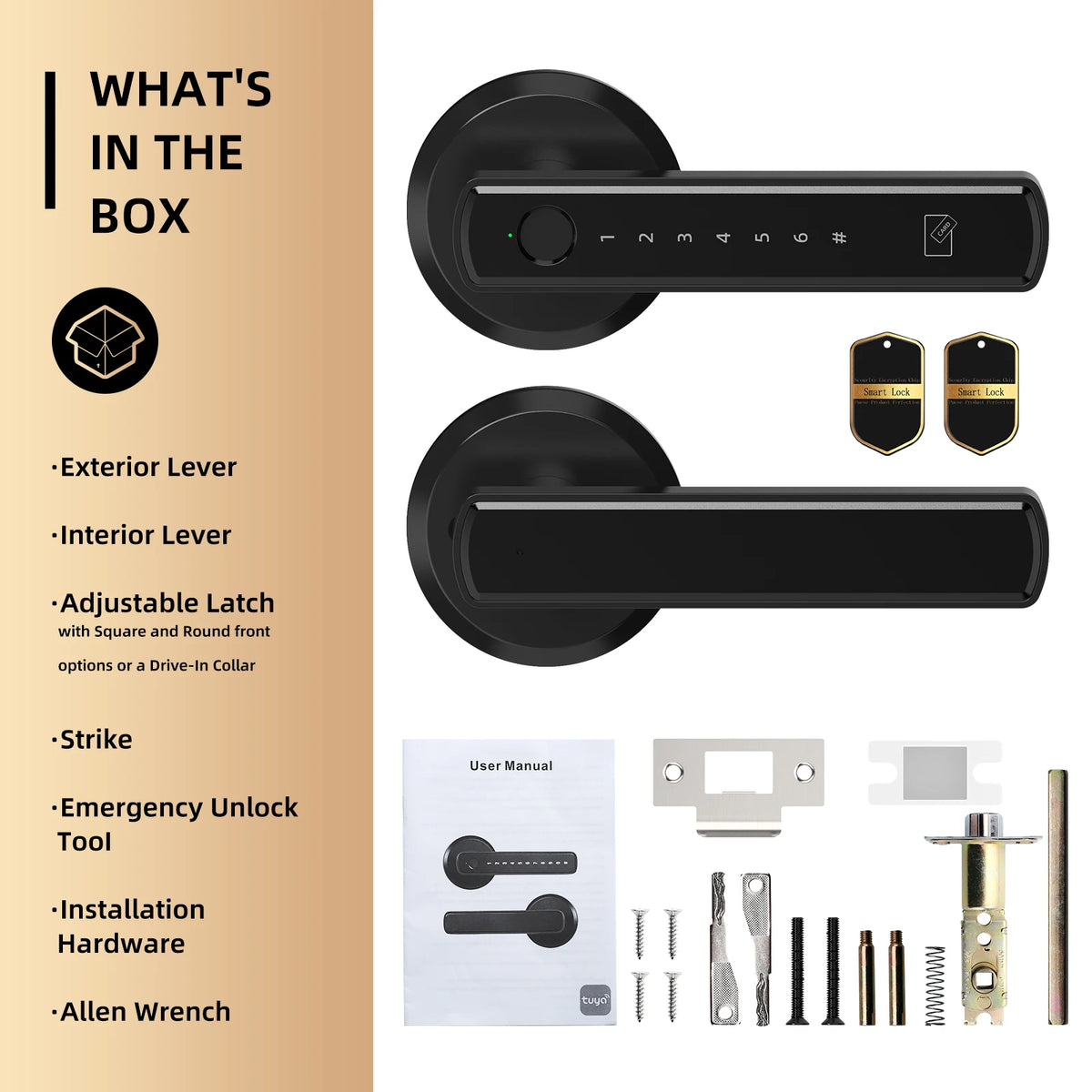 Viladepot Bluetooth Fingerprint Smart Door Lock
