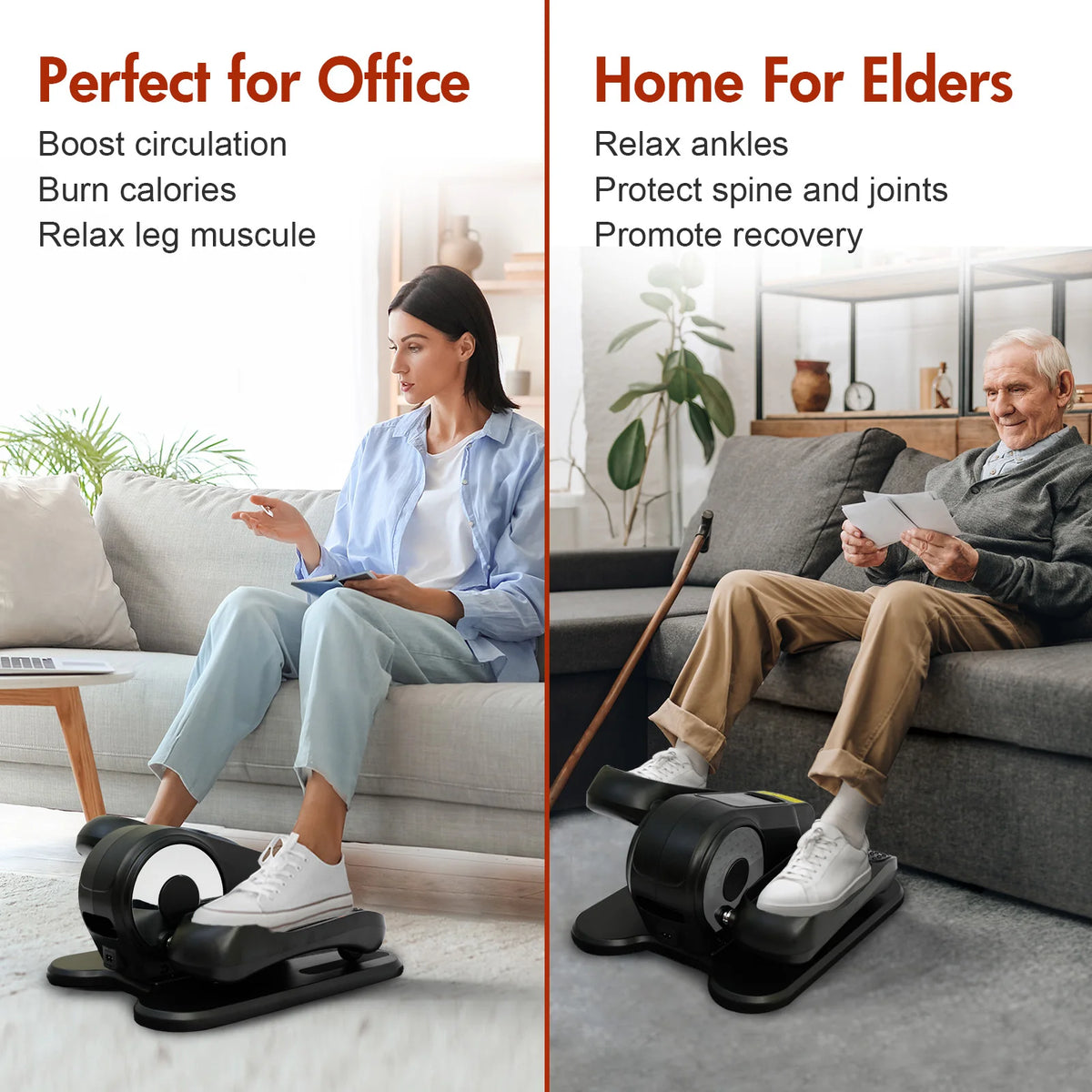 Gamewiu Under Desk Elliptical Exerciser With Remote