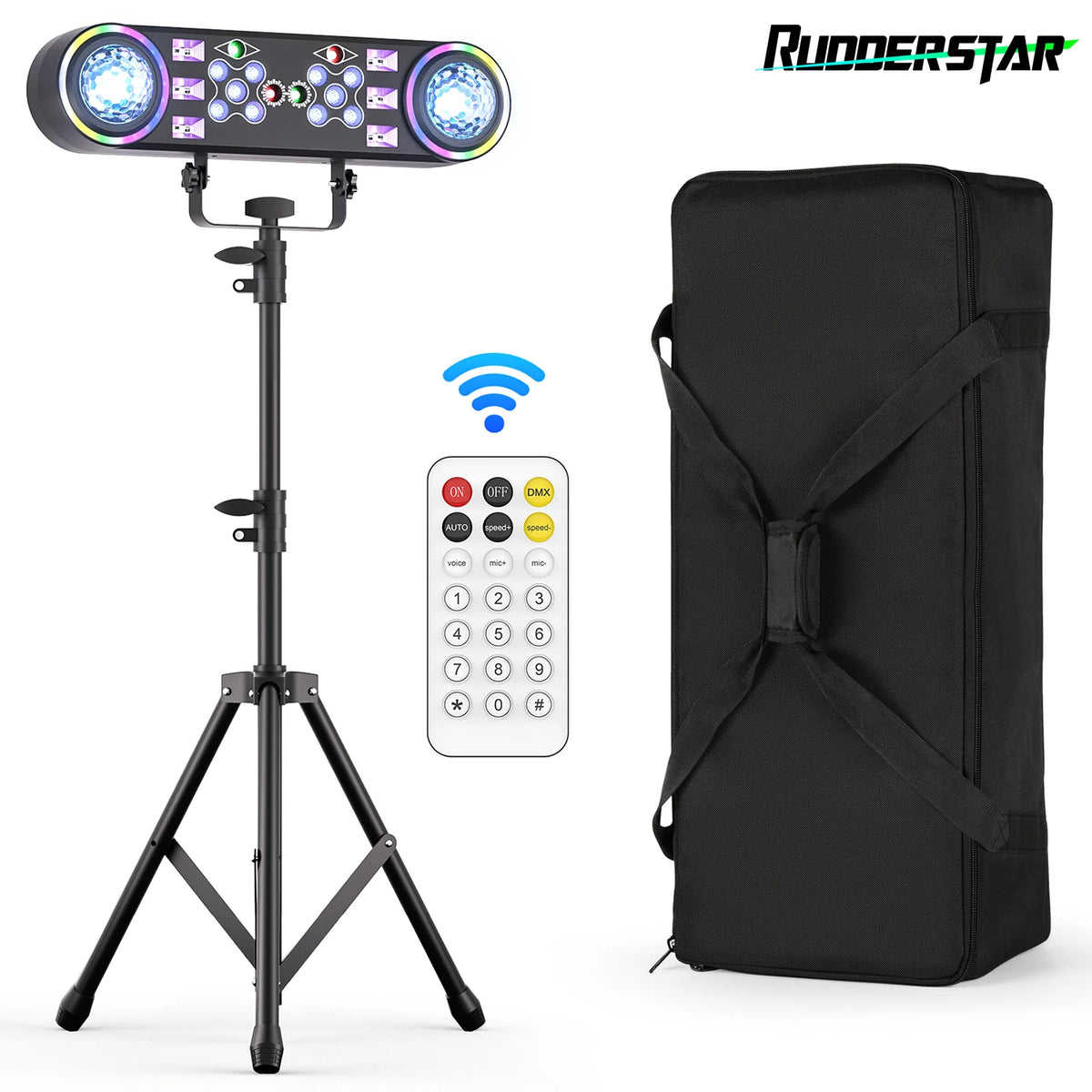 Rudderstar 7in1 RGBW LED Magic Ball Stage Light