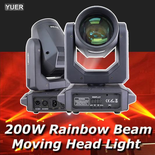 Yuer 200W LED Moving Head Stage DMX Light