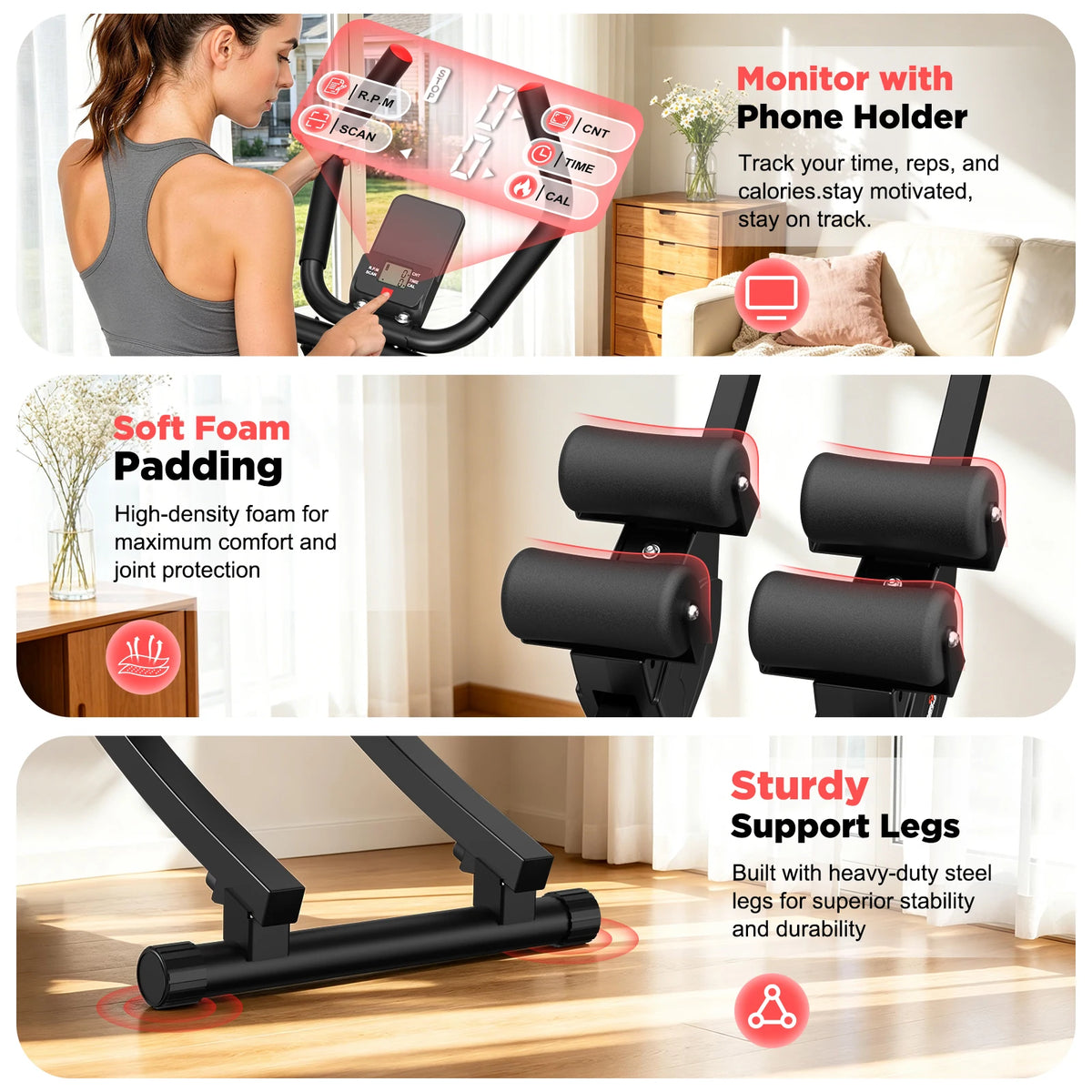 Foldable Dual Split Track Core Trainer