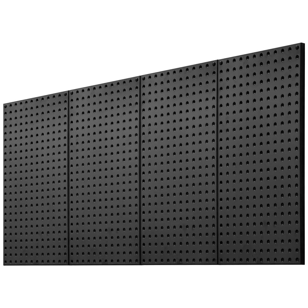 4 Pack Metal Pegboard Panels, 48" x 24" Steel Peg Board Wall Organizer with Flexible Layout for Craft Room Tool Organization
