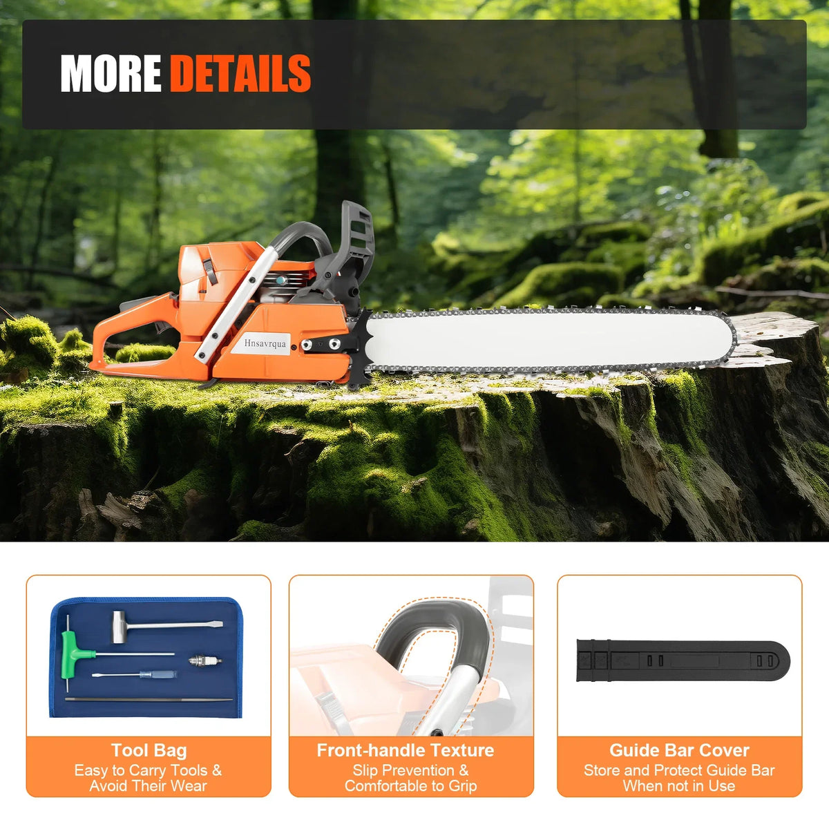 Cheuraivee Gas Powered Chainsaw For Outdoor Use