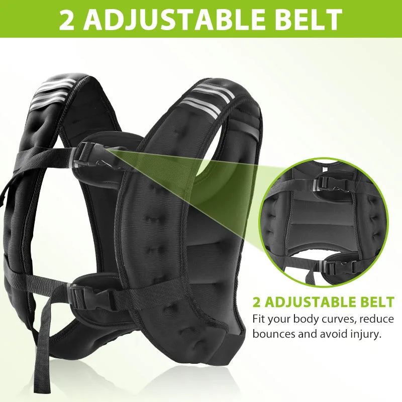Durable Iron Pellet Weight Vest For Fitness