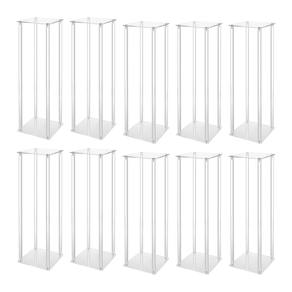 Geometric Acrylic Wedding Flower Centerpiece Stands