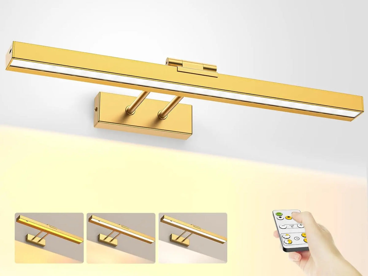 PRTILOUD Wireless Dimmable Picture Light With Remote