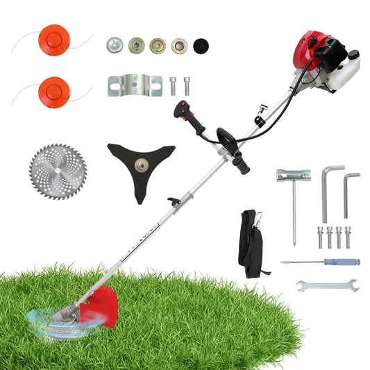 52cc 4-In-1 Gas Engine Garden Trimmer And Mower