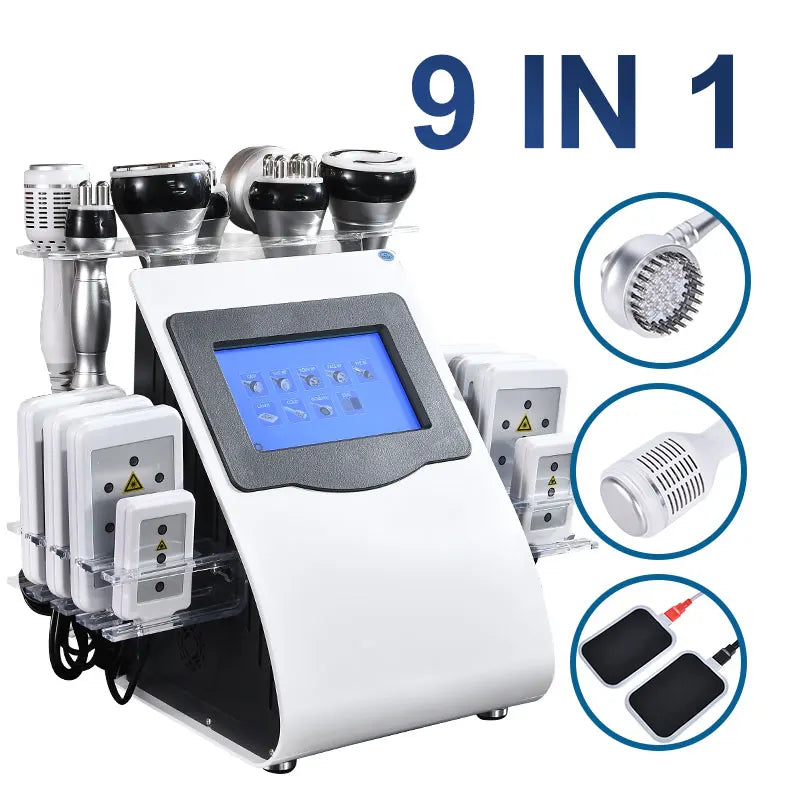 2025 9 in 1 40K cavitation machine vacuum weight loss and slimming device anti fat mass  ultrasonic beautiful equipment
