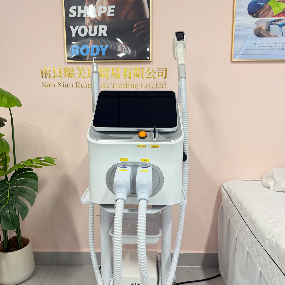 FAC 5000W 2 IN 1 Professional 4 Wave 808 Diode Laser Permanent Painless Hair Removal Picosecond Tattoo Removal Machine