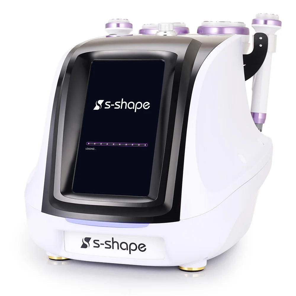 Professional S Shape Ultrasound EMS Vacuum Cavitation Machine for Body & Face Care