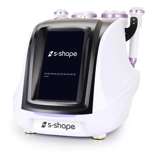 Professional S Shape Ultrasound EMS Vacuum Cavitation Machine for Body & Face Care