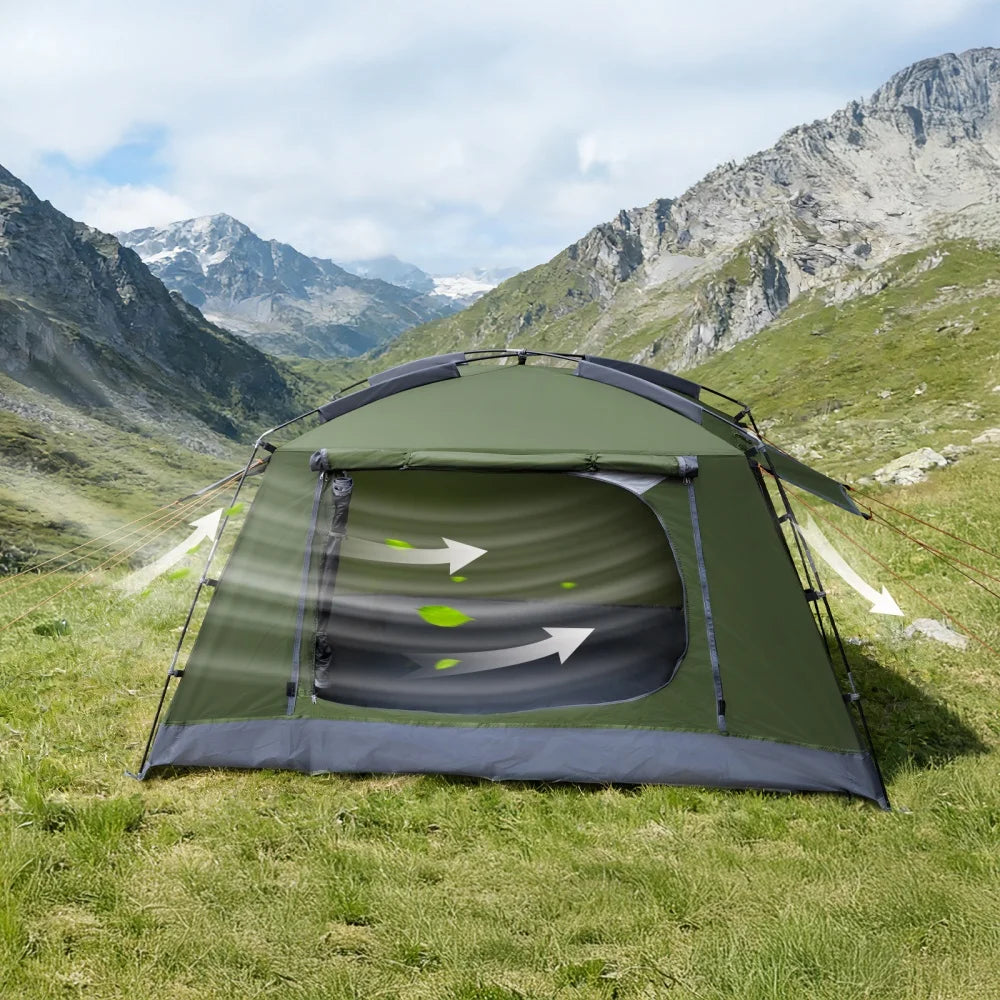 Night Cat Waterproof Dual Layer Camping Tent