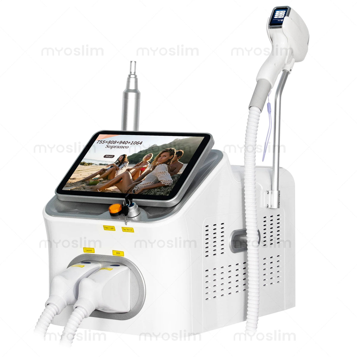 FAC 5000W 2 IN 1 Professional 4 Wave 808 Diode Laser Permanent Painless Hair Removal Picosecond Tattoo Removal Machine