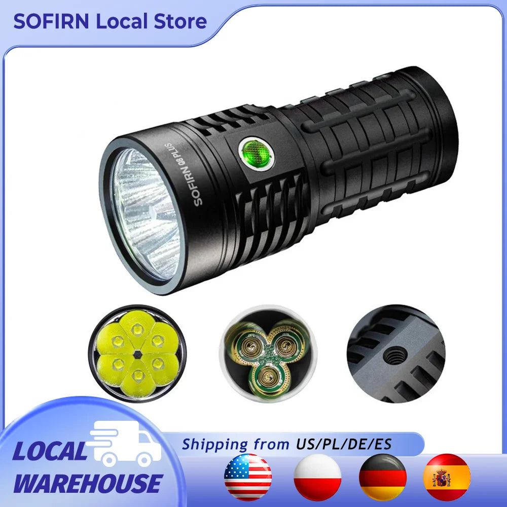 Sofirn Q8 Plus Rechargeable LED Flashlight