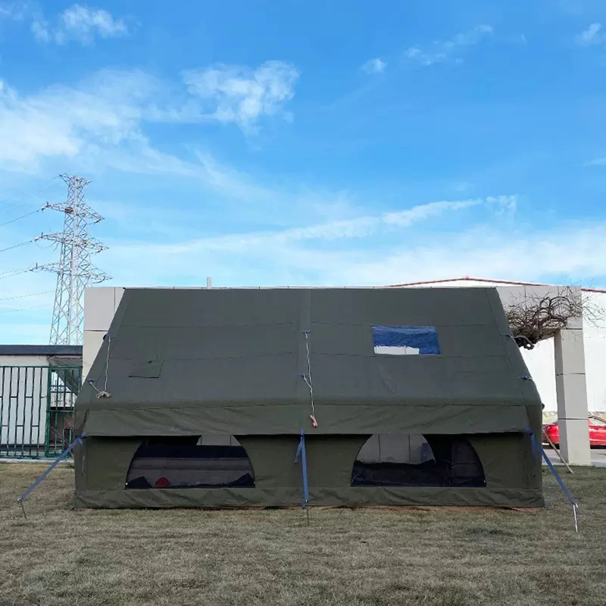 PAKICETUS Inflatable Camping Tent With Skylight and Air Pump