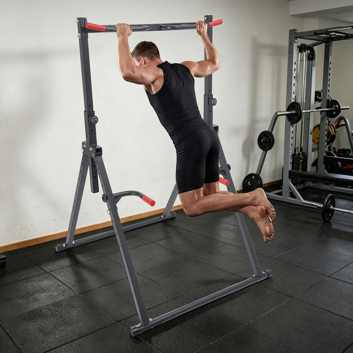 Foldable Adjustable Pull Up Station For Home