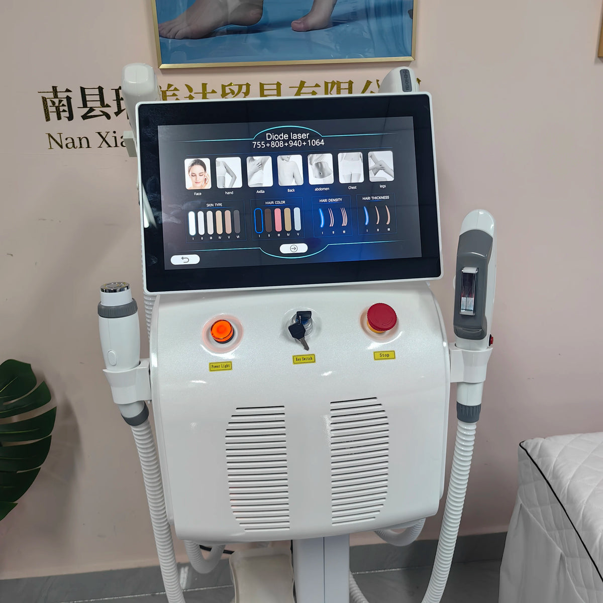 4-In-1 Soprano Titanium Hair Removal Professional Diode Pico Laser IPL Nd Yag Picosecond Opt Hair Removal Tattoo Removal